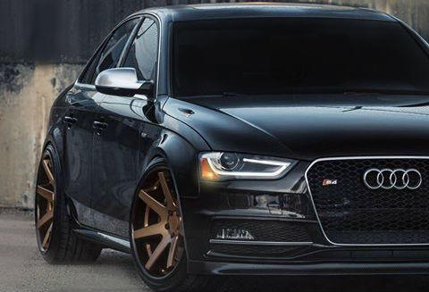 Satin Black Metallic Audi a6