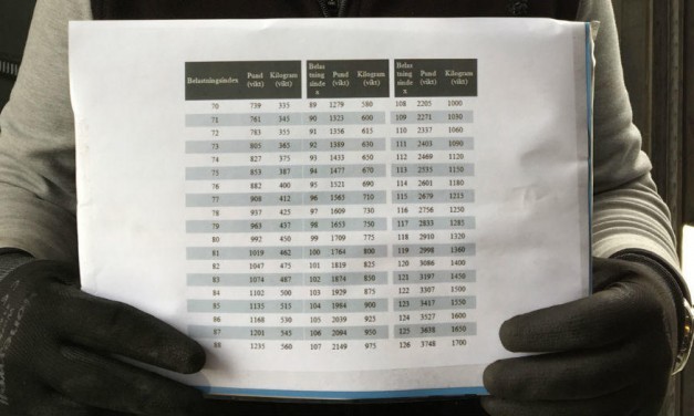 Belastningsindex däck (Vilken viktklass?)