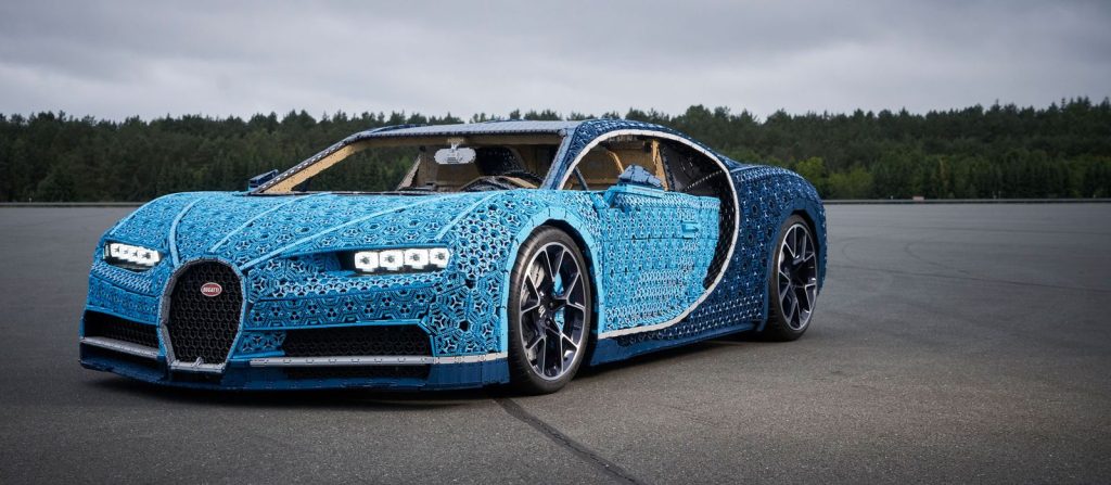 En Bugatti av Lego